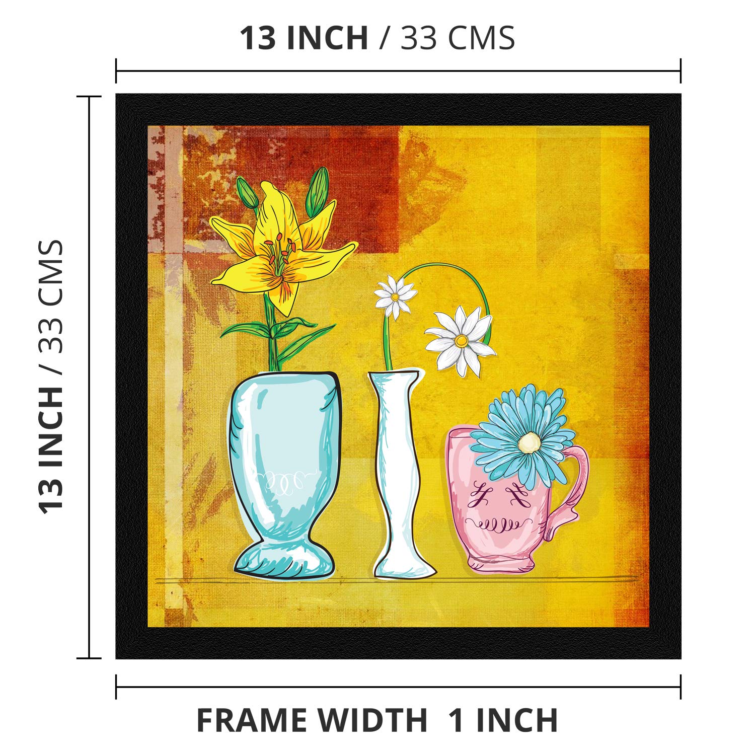 花 絵画 フラワー インテリア Amazon.co.jp: ArtX フラワー ホームインテリア フレーム絵画(合成木材